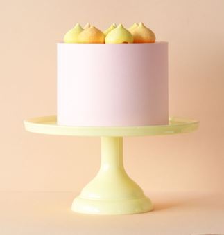 Picture of CAKE STAND SMALL YELLOW 23,5 X 12 X 23,5 CM